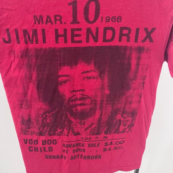 Stone Free Jimi Hendrix Adult MD Voo Doo Child Concert Tshirt Adult Medium - Picture 2 of 4